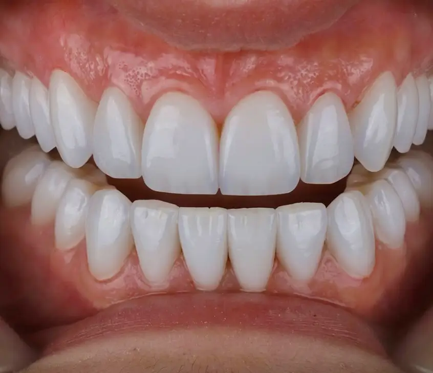 Teeth whitening before and after